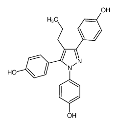 4，4'，4''-(4-丙基-1H-吡唑-1，3，5-三基)三苯酚