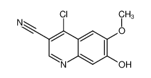 4-氯-7-羟基-6-甲氧-3-腈基喹啉