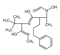 (R)-N-((S)-3,3-二甲基-1-(甲胺基)-1-氧代丁烷-2-基)-2-((S)-1-(N-羟基甲酰胺基)乙基)-5-苯基戊酰胺
