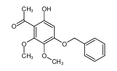 2-乙酰基-5-(苄氧基)-3,4-二甲氧基苯酚