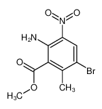2-氨基-5-溴-6-甲基-3-硝基苯甲酸甲酯