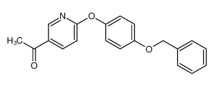 5-乙酰基-2-(4-(苄氧基)苯氧基))吡啶