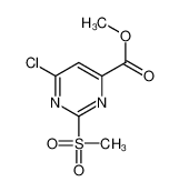 6-氯-2-(甲基磺酰基)嘧啶-4-羧酸乙酯