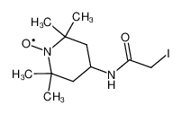 4-(2-碘代乙酰氨基)-2,2,6,6-四甲基哌啶-1-氧基 自由基