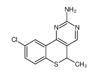 9-chloro-5-methyl-5H-thiochromeno[4，3-d]pyrimidin-2-amine