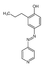 2-丙基-4-(4-吡啶基偶氮)苯酚