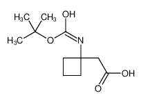 2-(1-((叔丁氧基羰基)氨基)环丁基)乙酸