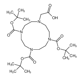 2-(4，7，10-三(叔丁氧羰基)-1，4，7，10-四氮杂环十二烷-1-基)乙酸