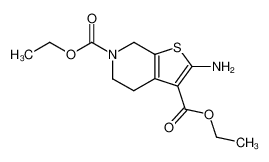 2-氨基-4，7-二氢噻吩并[2，3-C]吡啶-3，6(5H)-二甲酸二乙酯