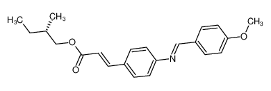(s)-(+)-2-methylbutyl p-[(p-methoxybenzylidene)amino]cinnamate