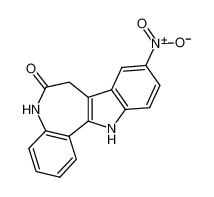 7,12-二氢-9-硝基吲哚[3,2-d][1]苯并氮杂卓-6(5H)-酮