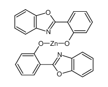 双[2-(2-苯并恶唑基)苯酚]锌(II)