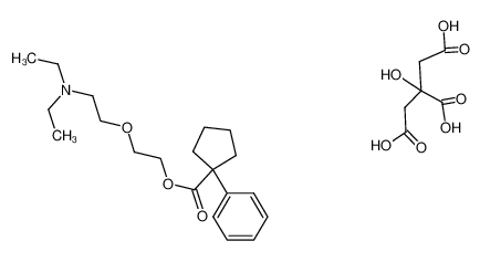2-(2-(二乙氨基)乙氧基)乙基 1-苯基环戊烷-1-羧酸酯 2-羟基丙烷-1,2,3-三羧酸盐