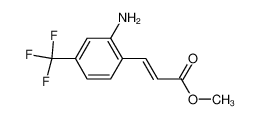 (E)-3-(2-氨基-4-三氟甲基苯基)丙烯酸甲酯