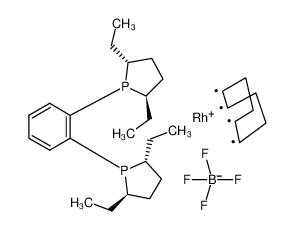 (-)-1，2-双（（2R，5R）-2，5-二乙基膦）苯（环辛二烯）四氟硼酸铑