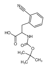 (R)-2-((叔丁氧基羰基)氨基)-3-(2-氰基苯基)丙酸
