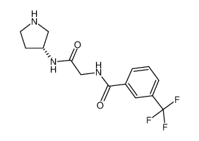 (R)-N-(2-氧代-2-(吡咯烷-3-基氨基)乙基)-3-(三氟甲基)苯甲酰胺