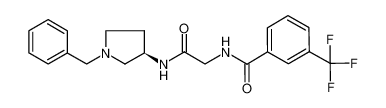 (R)-N-(2 - ((1-苄基吡咯-3-基)氨基)-2-氧乙基)-3-(三氟甲基)苯甲酰胺