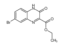 3-氧代-7-溴-3，4-二氢喹喔啉-2-甲酸乙酯