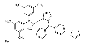 (S)-1-[(R{p})-2-(二苯基膦)二茂铁基]乙基二(3,5-二甲苯基)膦