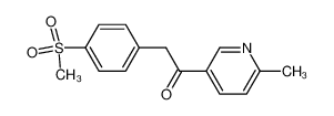 2-(4-甲磺酰基苯基)-1-(6-甲基吡啶-3-基)-乙酮