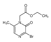 2-(3-溴-6-甲基-2-氧代吡嗪-1(2H)-基)乙酸乙酯