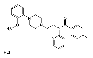 4-碘-N-(2-(4-(2-甲氧基苯基)哌嗪-1-基)乙基)-N-(吡啶-2-基)苯甲酰胺盐酸盐