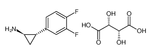 (1R,2S)-2-(3,4-二氟苯基)环丙胺(2R,3R)-2,3-二羟基丁二酸盐