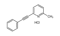 2-甲基-6-(苯基炔基)吡啶盐酸盐