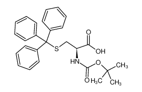 N-叔丁氧羰基-S-三苯甲基-L-半胱氨酸