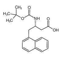 (S)-3-((叔丁氧羰基)氨基)-4-(萘-1-基)丁酸