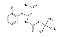 (S)-3-((叔丁氧羰基)氨基)-4-(2-氟苯基)丁酸