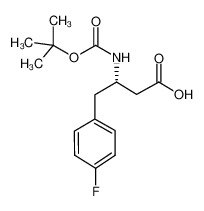 (S)-3-((叔丁氧羰基)氨基)-4-(4-氟苯基)丁酸