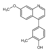 4-(7-甲氧基喹啉-4-基)-2-甲基苯酚