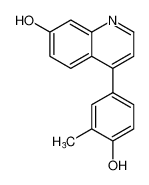 4-(4-羟基-3-甲基苯基)喹啉-7-醇