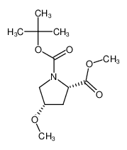 (2S,4S)-1-叔丁基 2-甲基 4-甲氧基吡咯烷-1,2-二羧酸酯