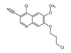 4-氯-7-(3-氯丙氧基)-6-甲氧基喹啉-3-腈