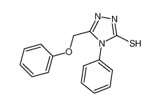5-(苯氧基甲基)-4-苯基-4H-1,2,4-三唑-3-硫醇