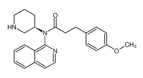 (R)-N-(异喹啉-1-基)-3-(4-甲氧基苯基)-N-(哌啶-3-基)丙酰胺