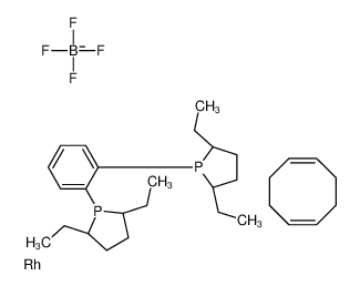 1，2-双[(2S，5S)-2，5-二乙基膦烷基]苯(1，5-环辛二烯)四氟硼酸铑(I)