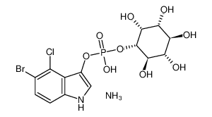 MYO-肌醇 1-(5-溴-4-氯-1H-吲哚-3-基磷酸氢酯) 单铵盐