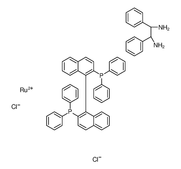 二氯[(R)-(+)-2,2′-双(二苯基膦)1,1′-联萘基][(1S,2S)-(-)-1,2-二苯基乙二胺]钌(II)