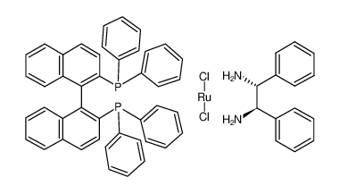 二氯[(R)-(+)-2,2''-二(二苯基膦)-1,1''-联萘基][(1R,2R)-(+)-1,2-二苯基乙二胺)钌(II)