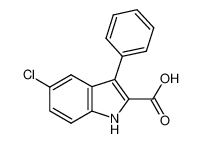 5-氯-3-苯基-1H-吲哚-2-羧酸