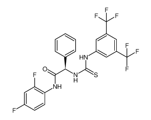 (R)-2-(3-(3,5-双(三氟甲基)苯基)硫脲基)-N-(2,4-二氟苯基)-2-苯基乙酰胺