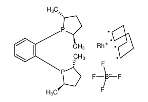 (-)-1,2-双((2R,5R)-2,5-二甲基磷杂环戊烷)苯(1,5-环辛二烯)铑(I)四氟硼酸盐