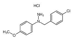 1-(4-氯苄基)-1-(4-甲氧基苯基)肼盐酸盐