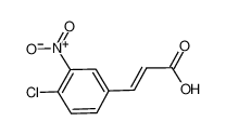 4-氯-3-硝基肉桂酸