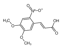 3-(4,5-二甲氧基-2-硝基苯基)丙烯酸