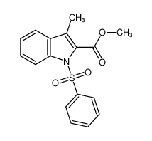 1-(苯磺酰基)-3-甲基-1H-吲哚-2-羧酸甲酯